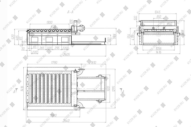 Чертеж блок решетки ТШПМ 2.0